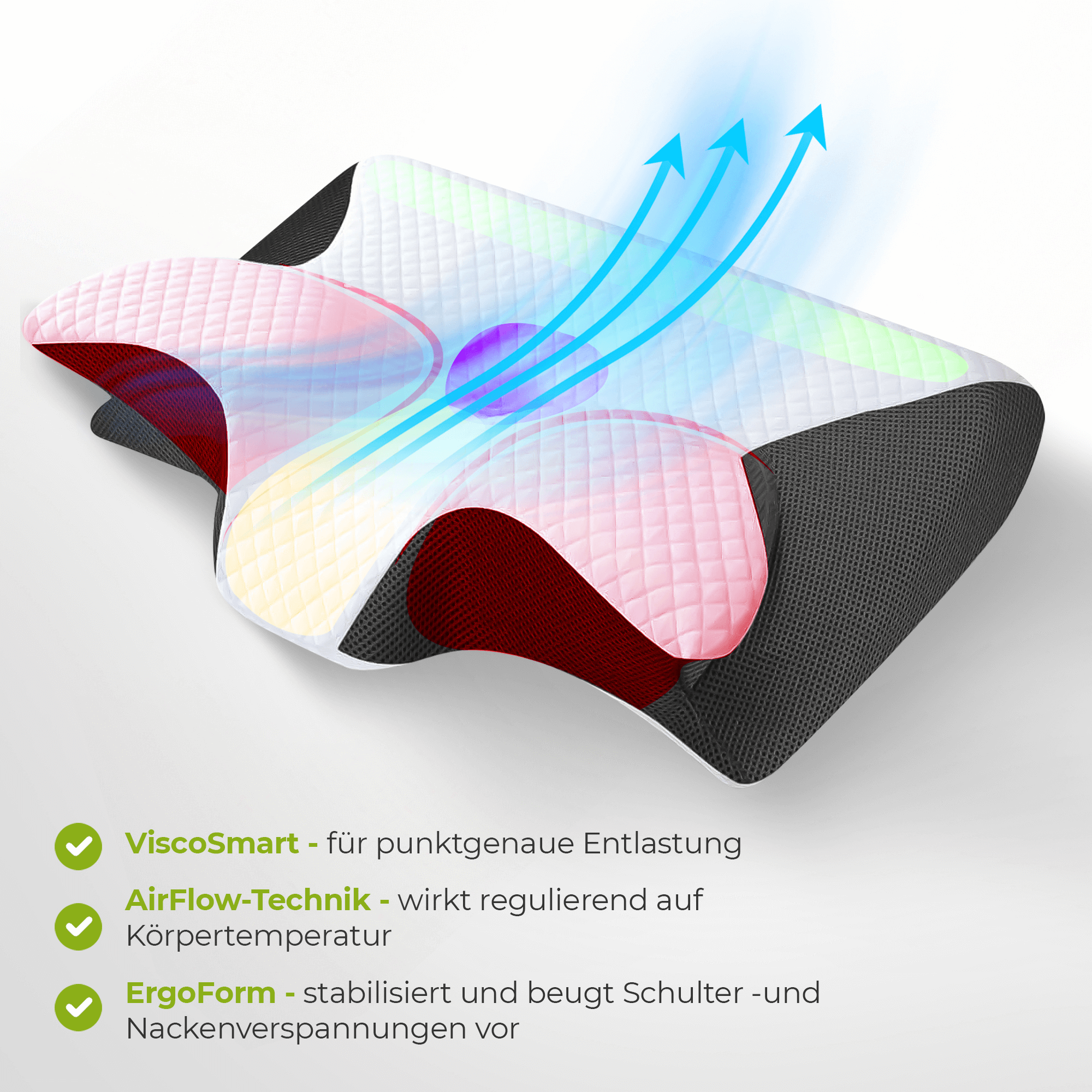 ErgoTex – dein Kissen für spürbar besseren Schlaf