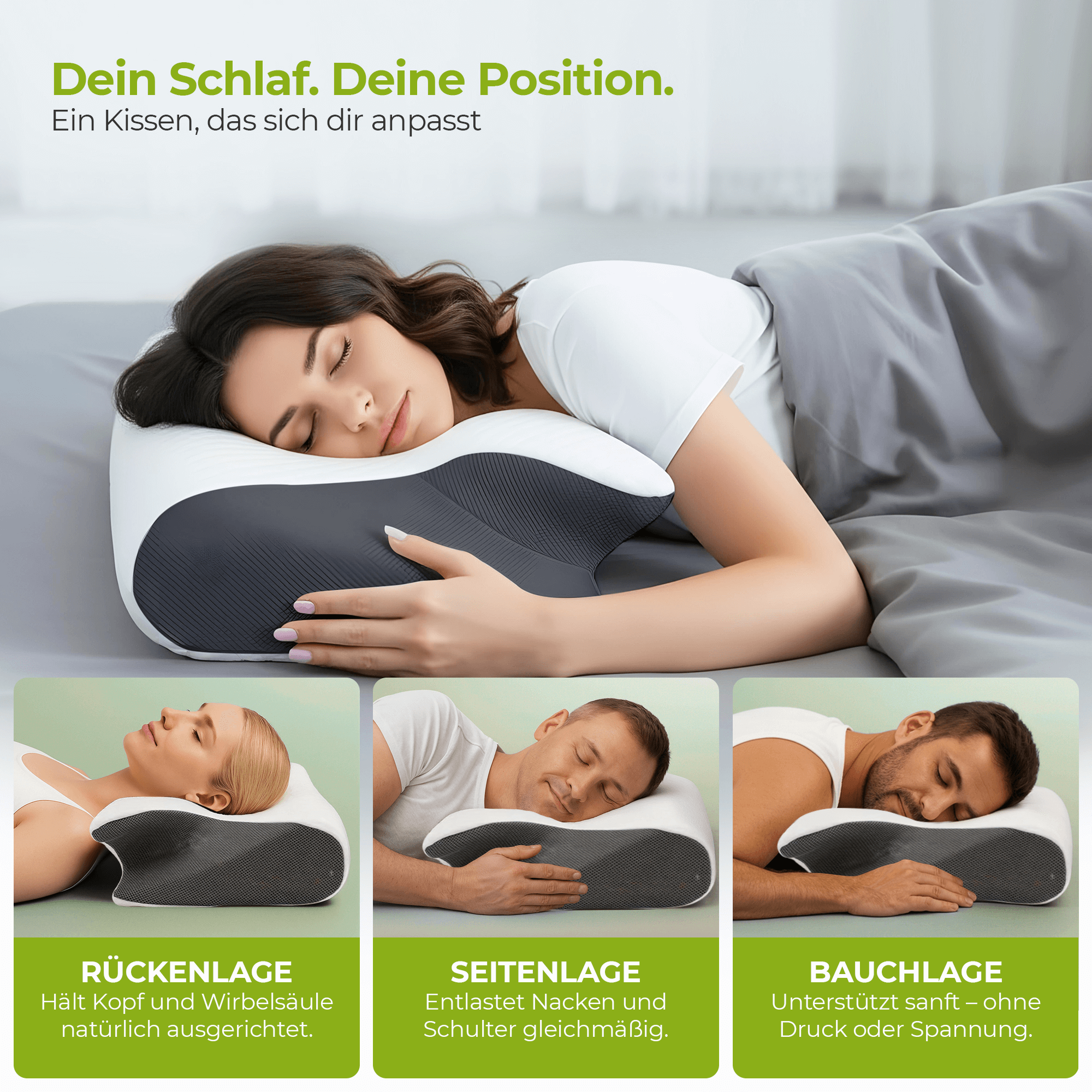 ErgoTex – dein Kissen für spürbar besseren Schlaf